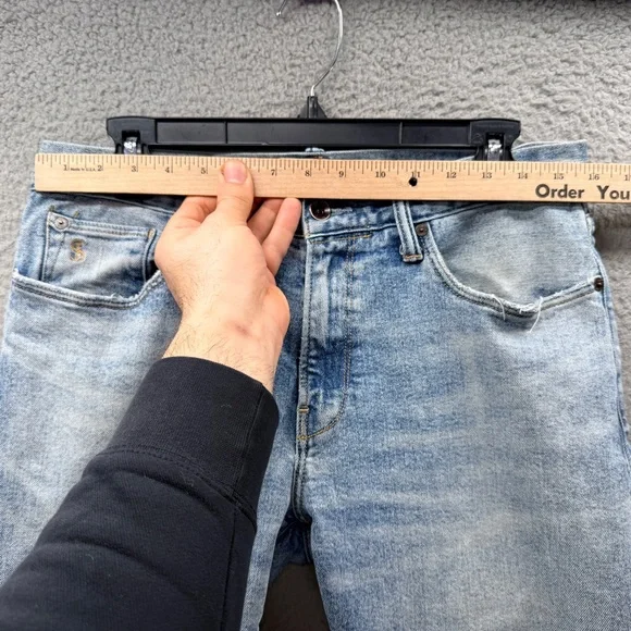 Todd Snyder Straight Fit Selvedge Light Washed  Denim Jeans Size Men's 31 x 32 - Picture 4 of 15